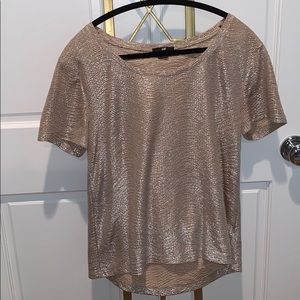 gold sparkly blouse